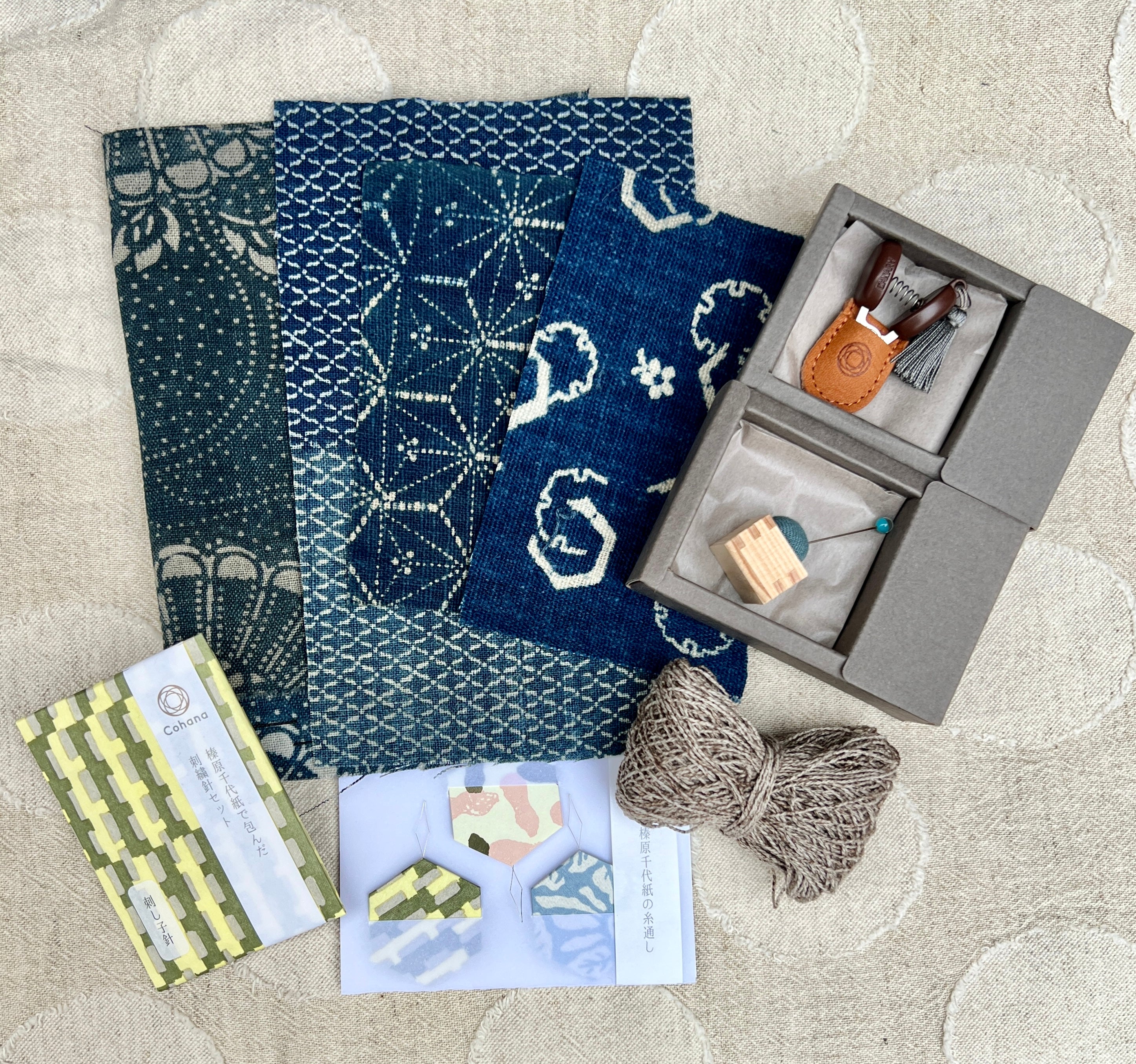 Japanese Indigo Mending Kit