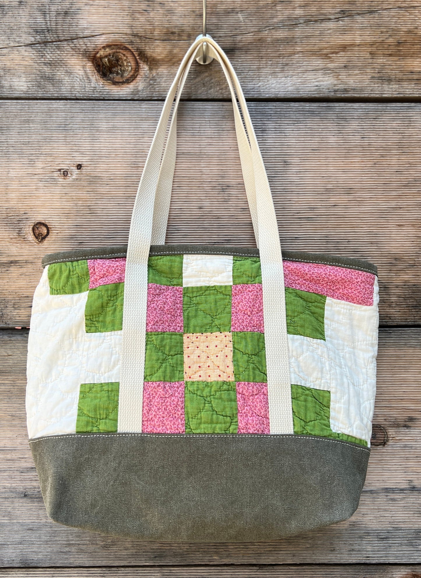 Market Tote (Double Irish Chain)