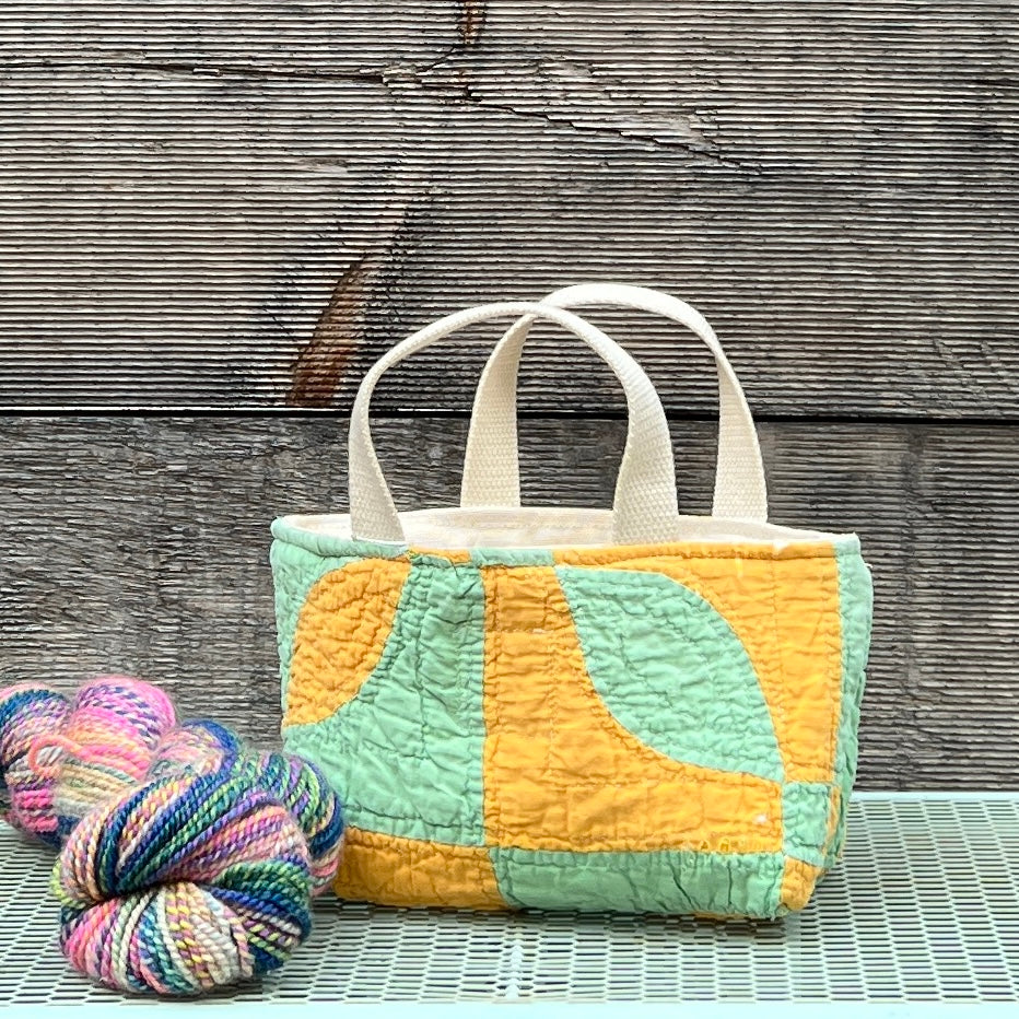 Maker Caddy Small (Yellow & Green Orange Peel)