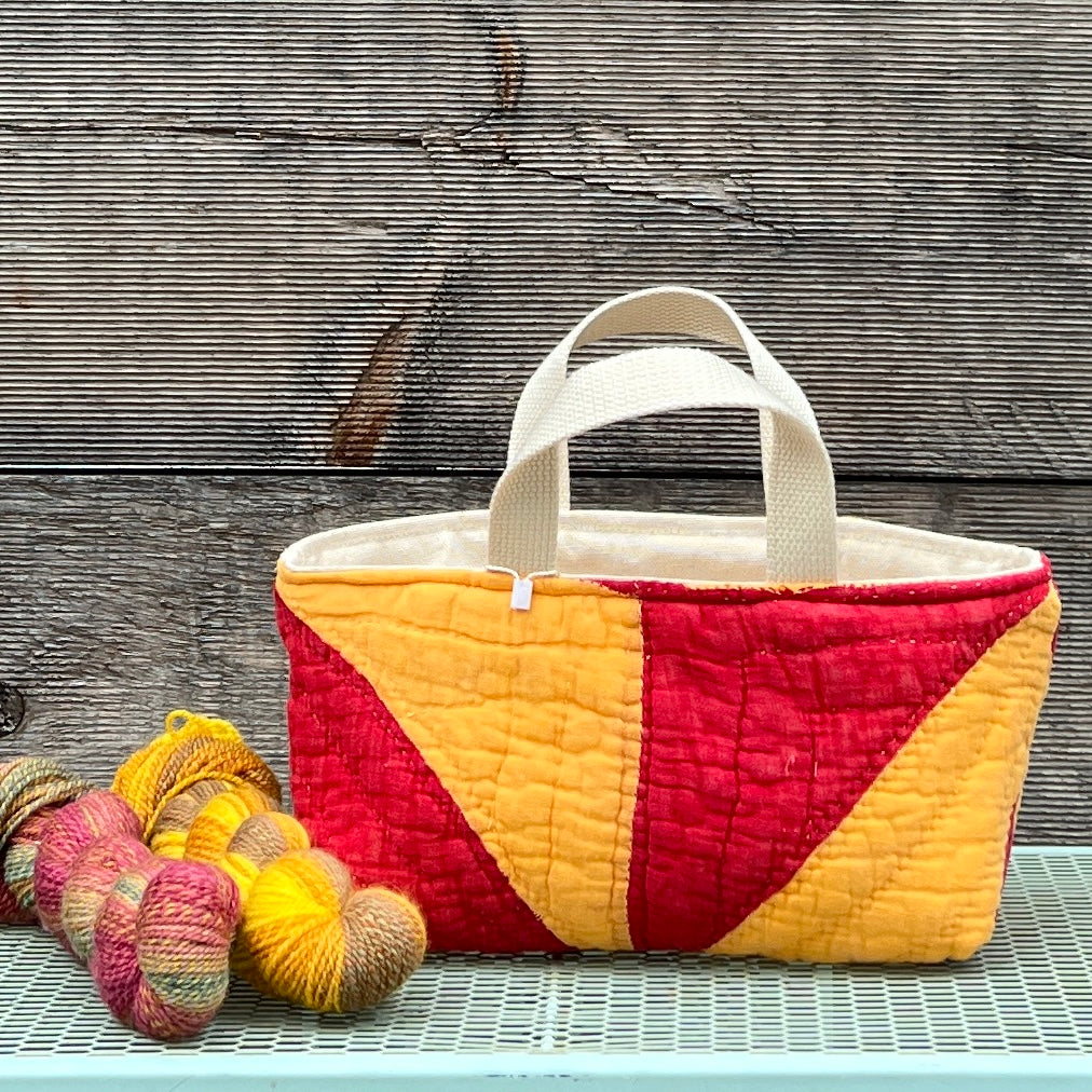 Maker Caddy Medium (Red & Yellow Orange Peel)