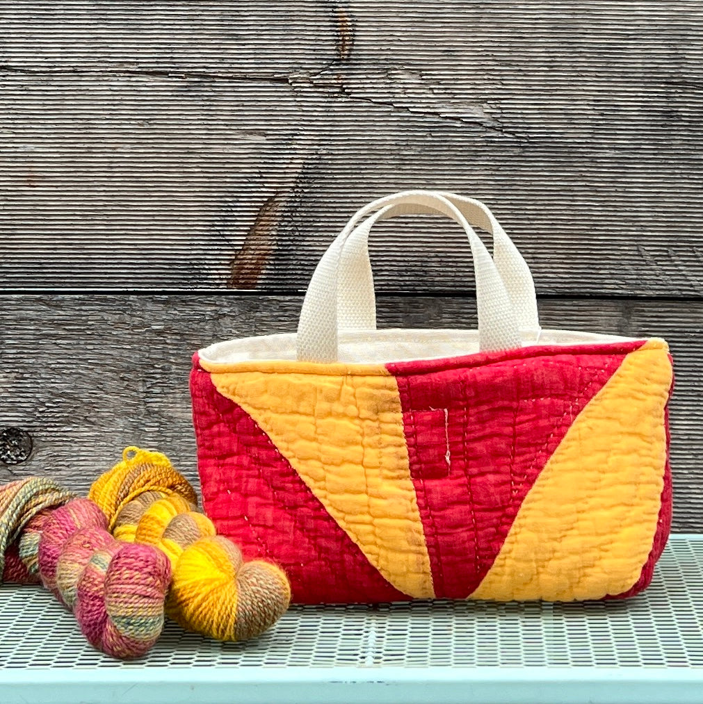 Maker Caddy Medium (Red & Yellow Orange Peel)