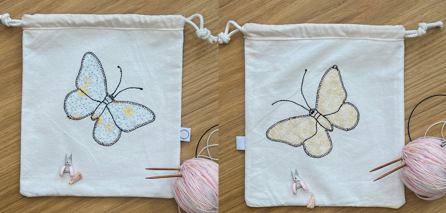 Butterfly Drawstring Pouch