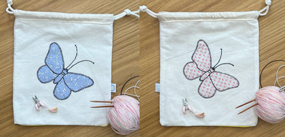 Butterfly Drawstring Pouch