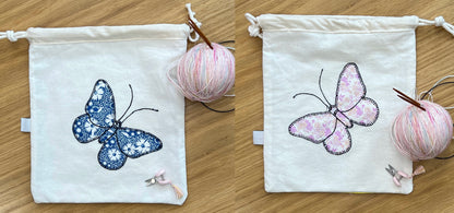 Butterfly Drawstring Pouch