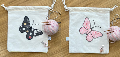 Butterfly Drawstring Pouch