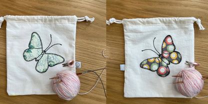 Butterfly Drawstring Pouch