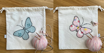 Butterfly Drawstring Pouch