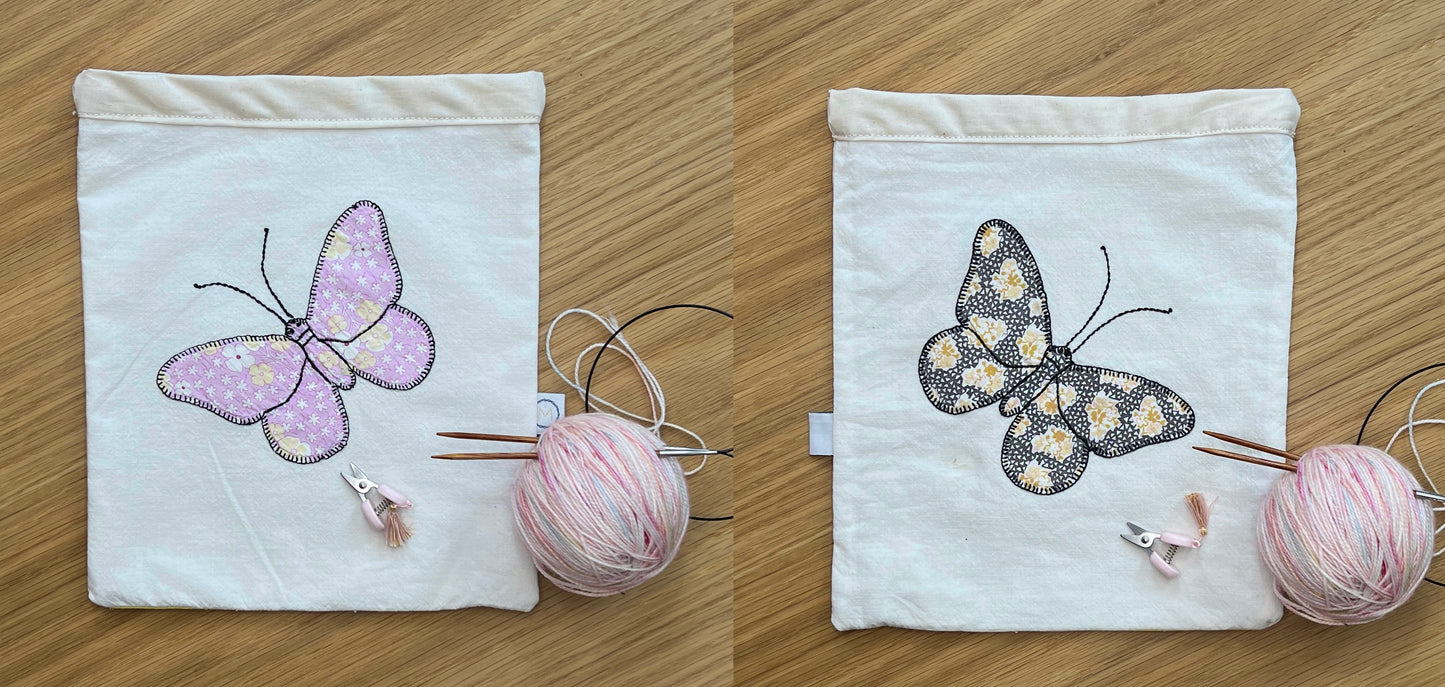 Butterfly Drawstring Pouch