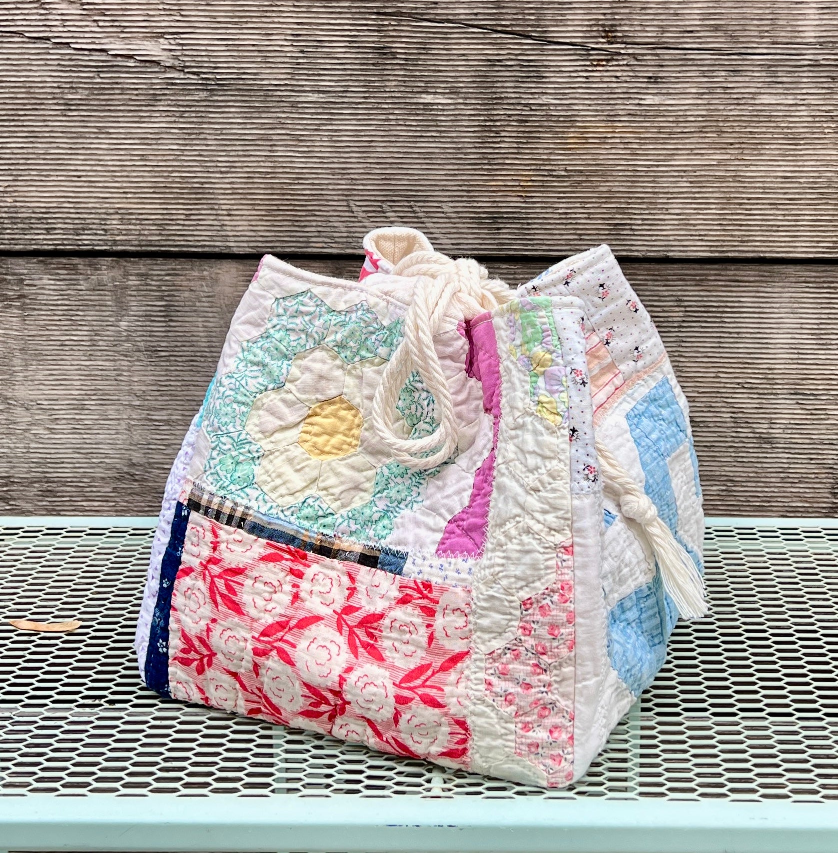 Quilt Komebukuro (Canvas Bottom) #10