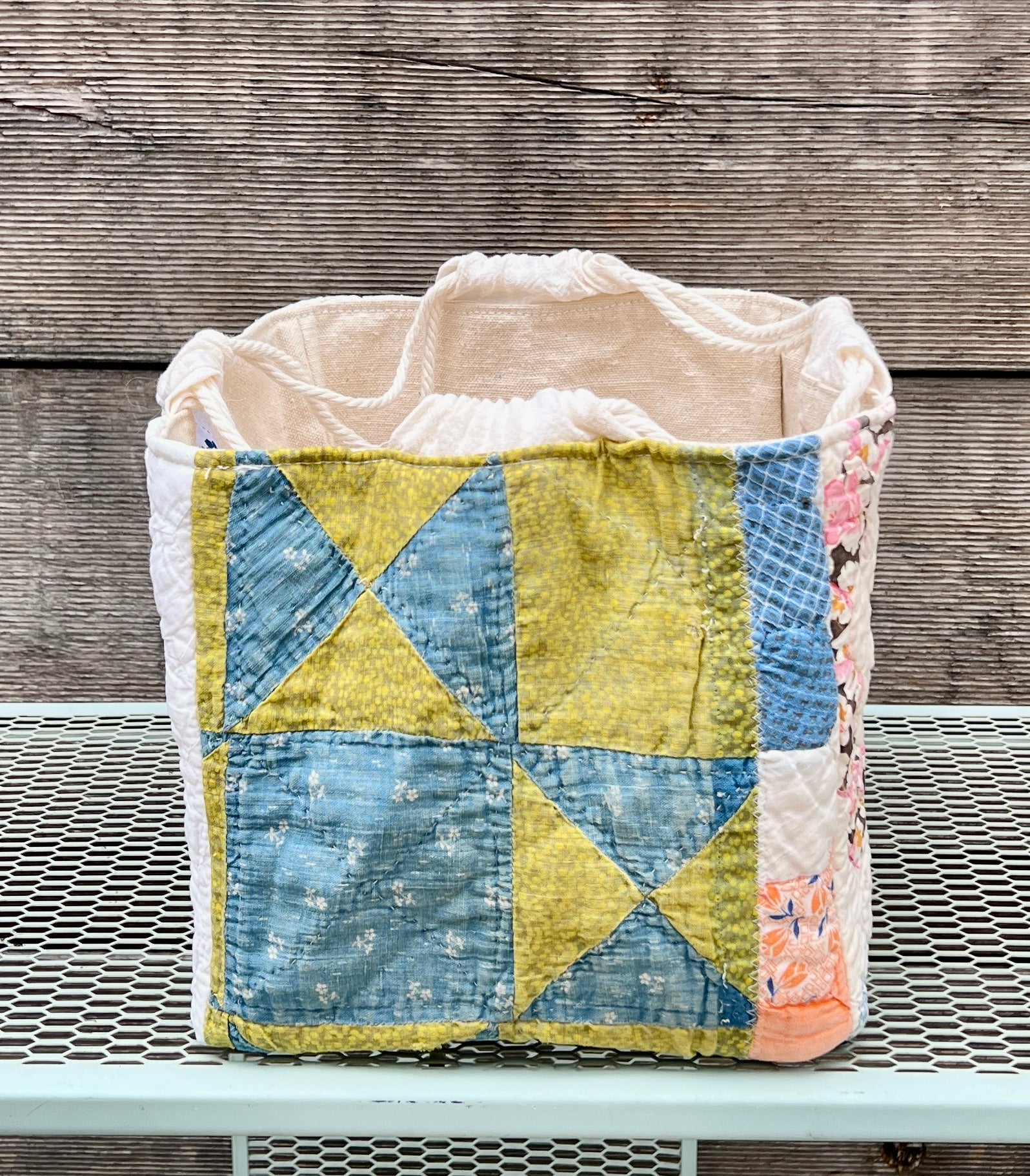 Quilt Komebukuro (Canvas Bottom) #12