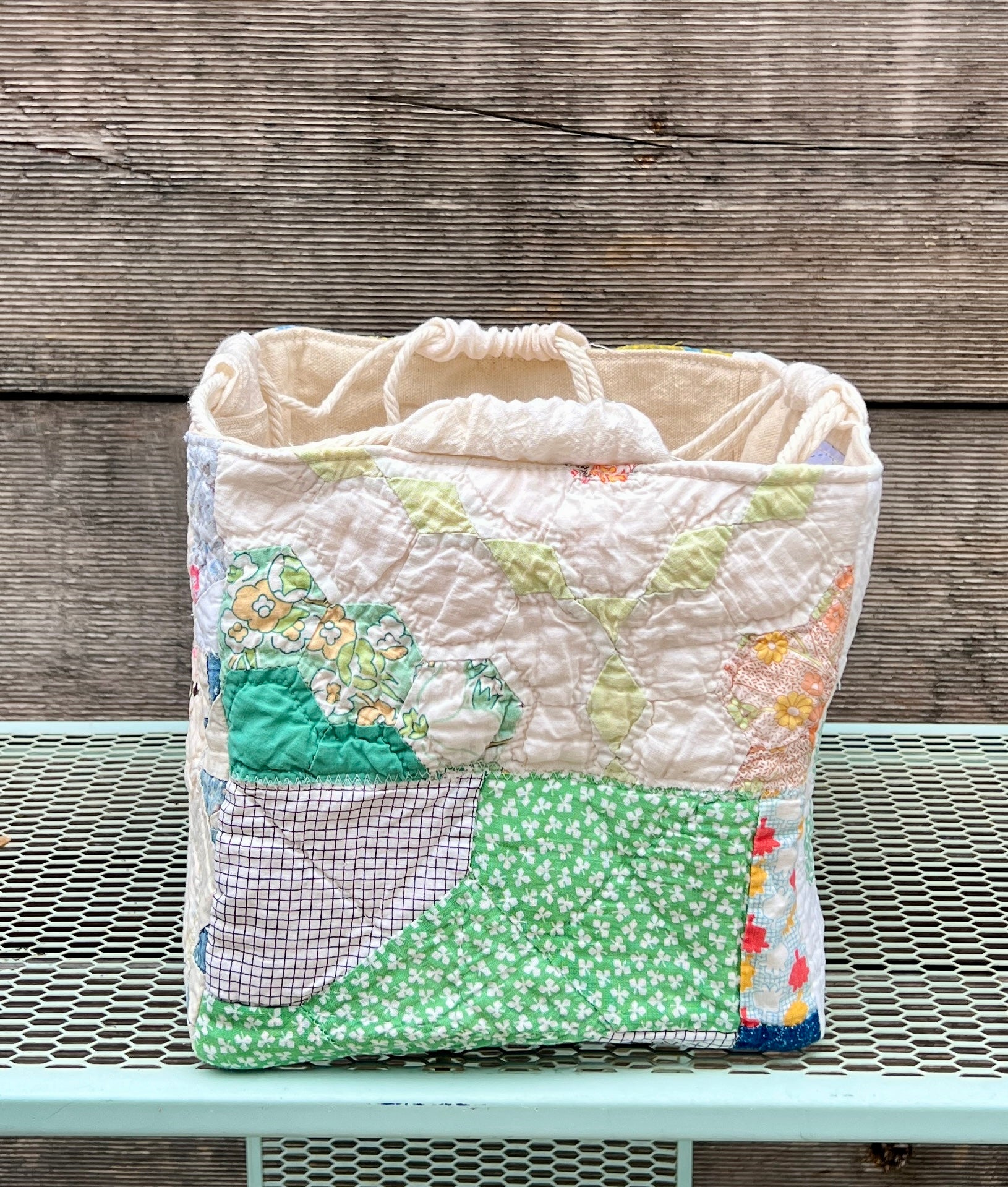 Quilt Komebukuro (Canvas Bottom) #12