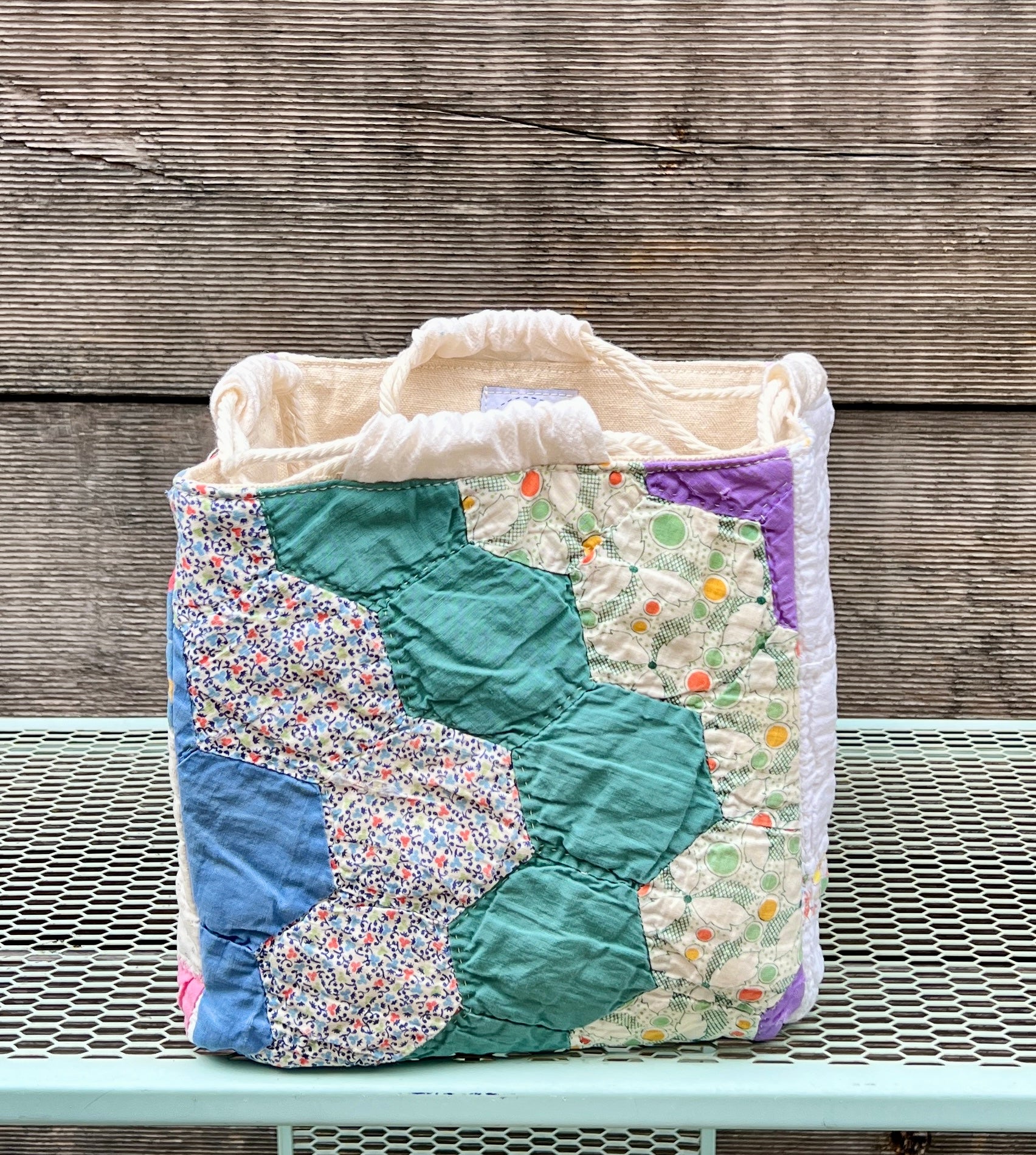 Quilt Komebukuro (Canvas Bottom) #14