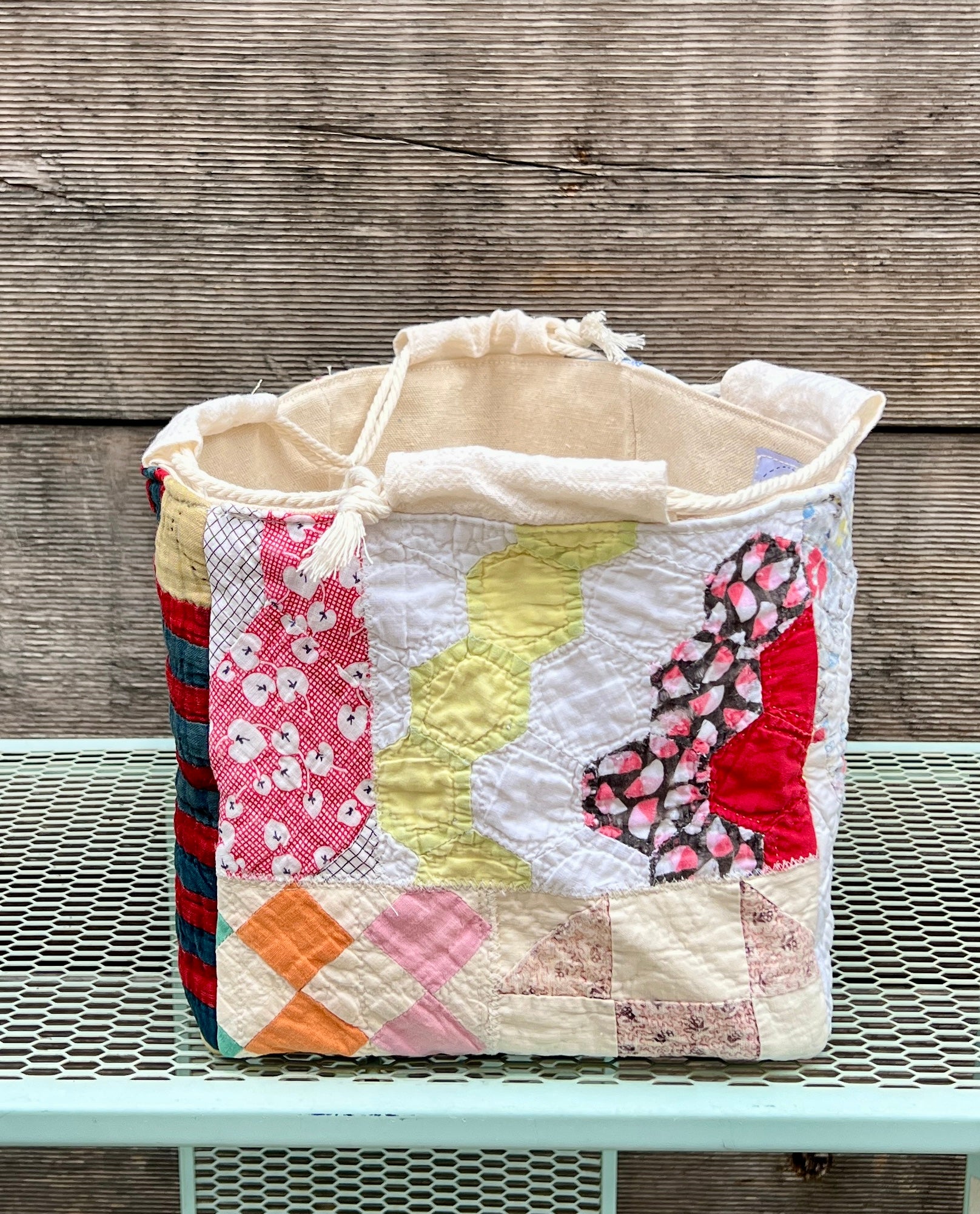 Quilt Komebukuro (Canvas Bottom) #6