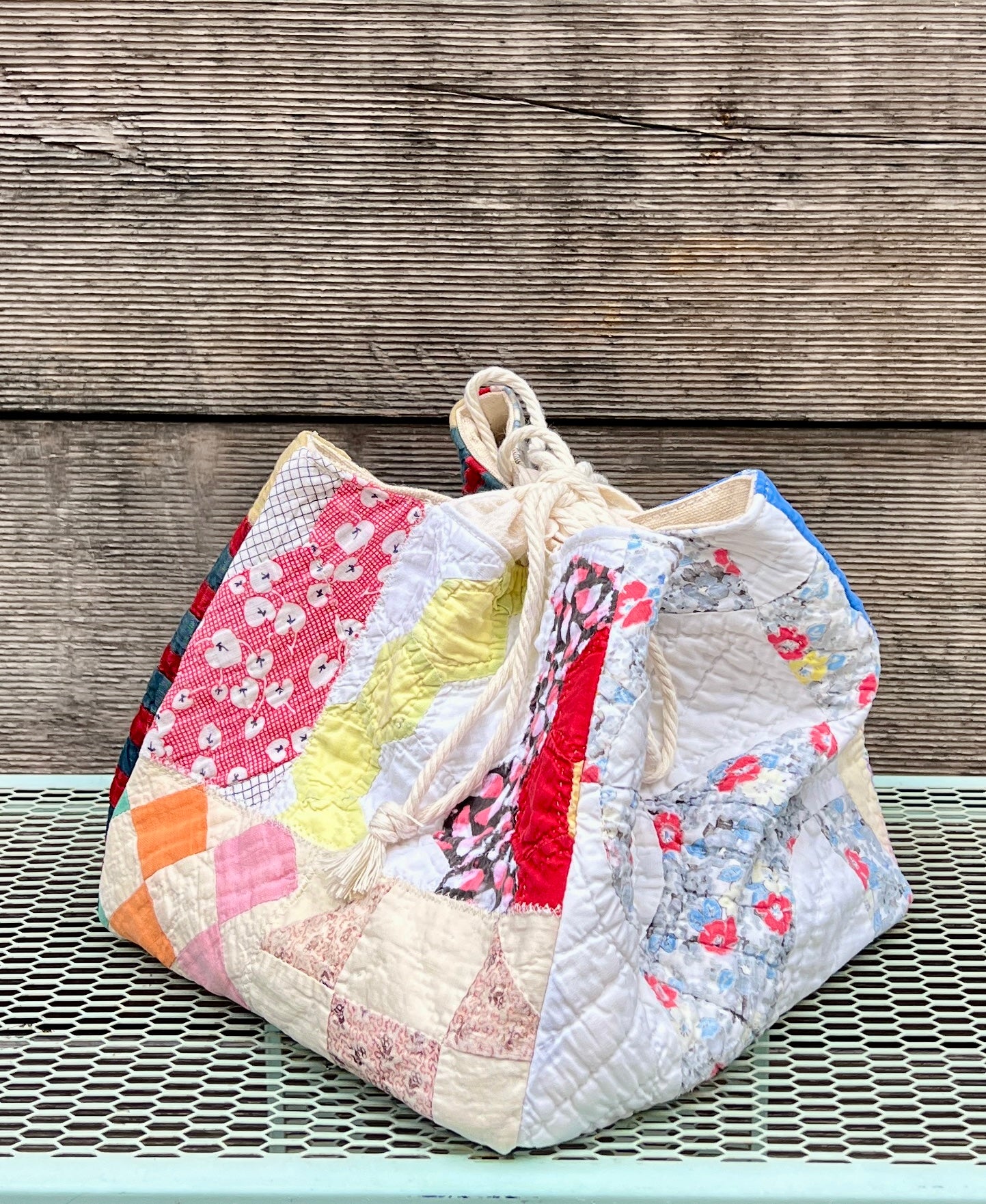 Quilt Komebukuro (Canvas Bottom) #6