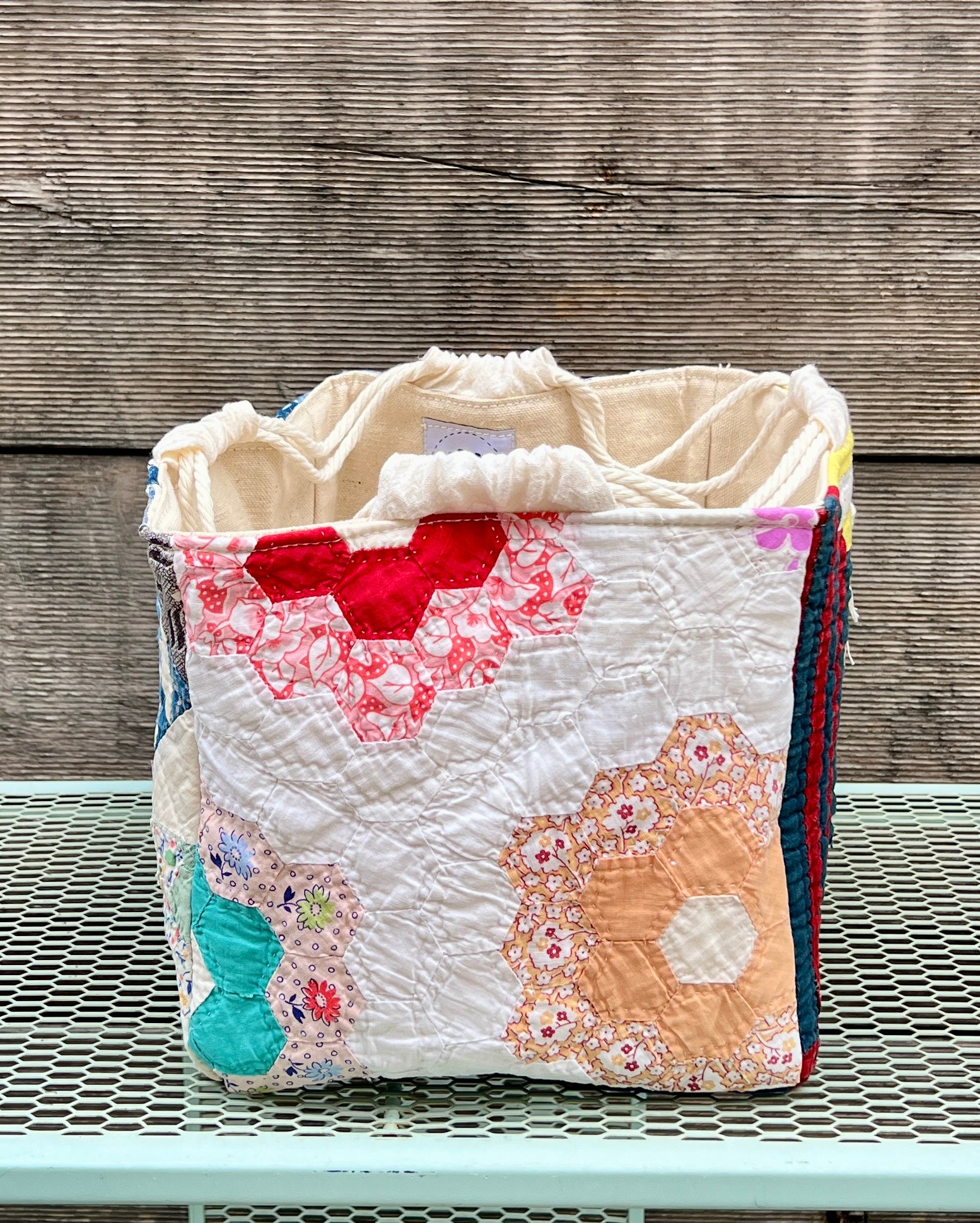 Quilt Komebukuro (Canvas Bottom) #7