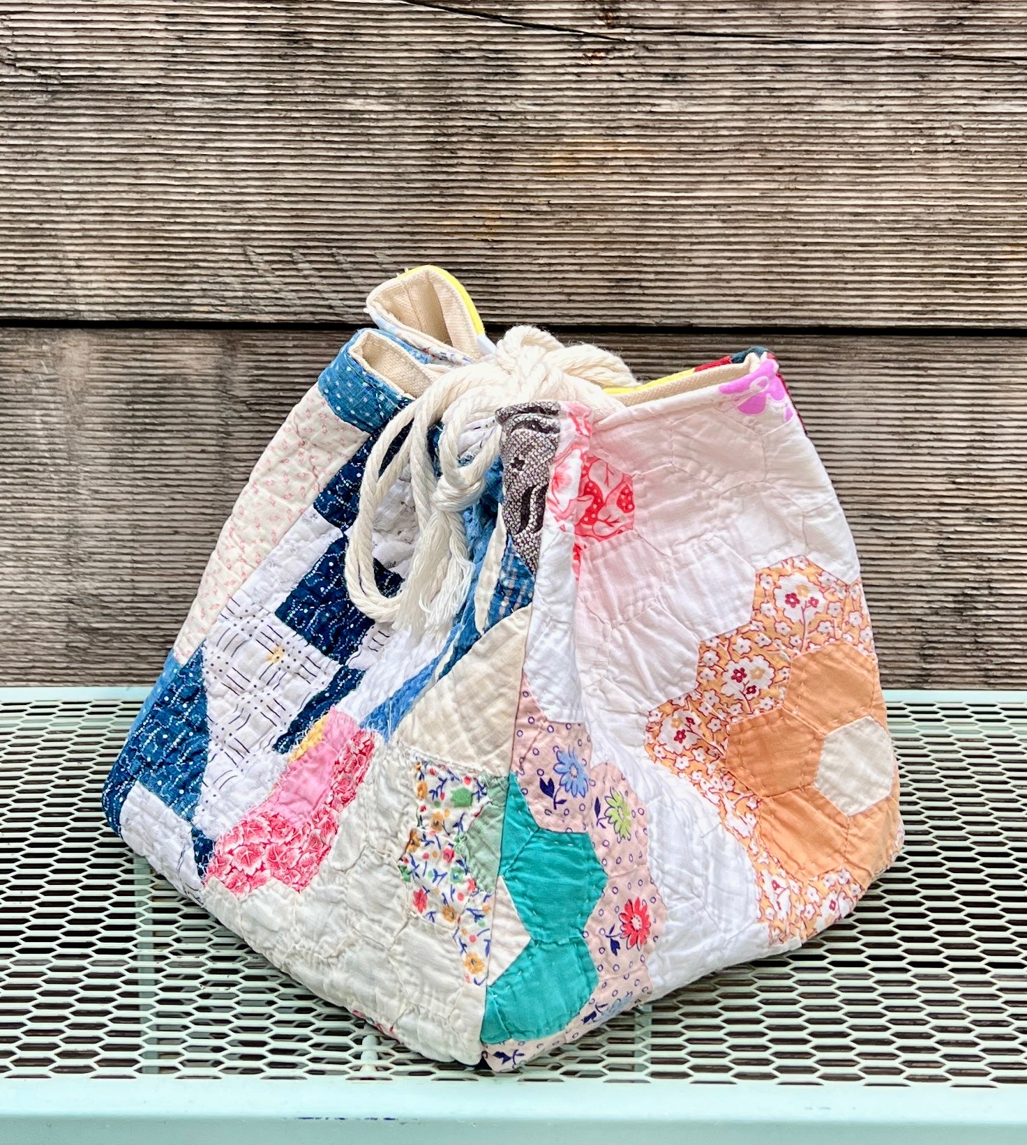Quilt Komebukuro (Canvas Bottom) #7