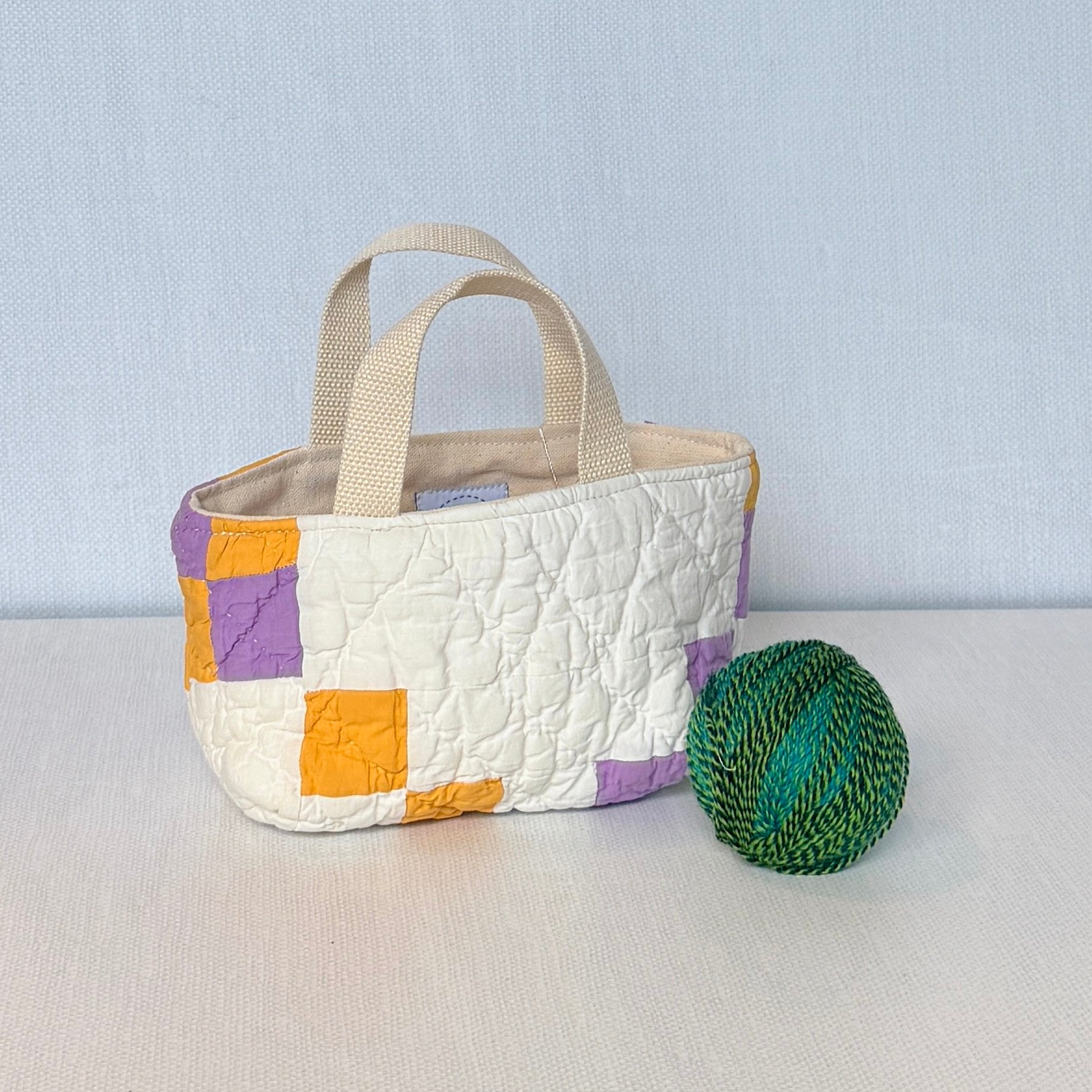 Maker Caddy Small (Gold & Purple Irish Chain)