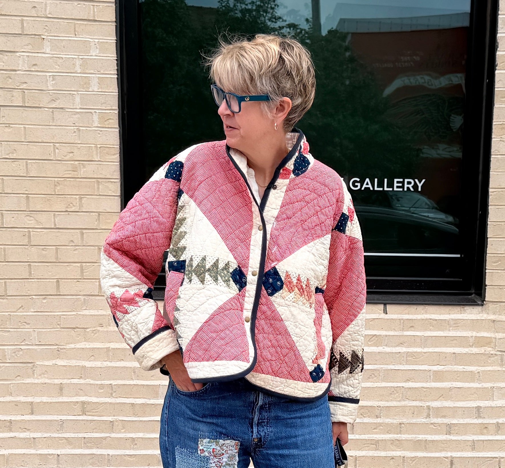 Stadium Jacket (S/M) (Flying Geese)