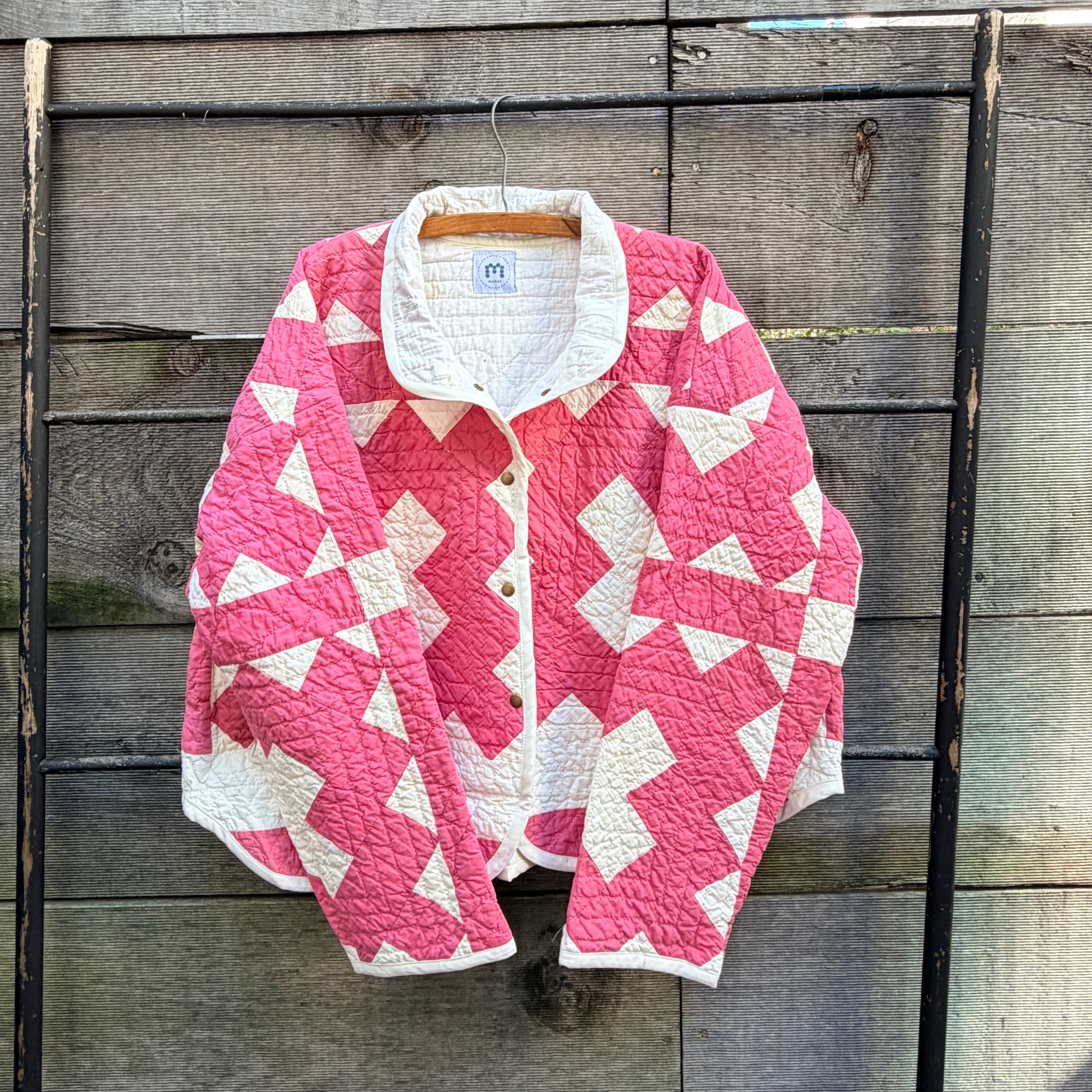 Stadium Jacket (M/L) (Pink Barn Door)