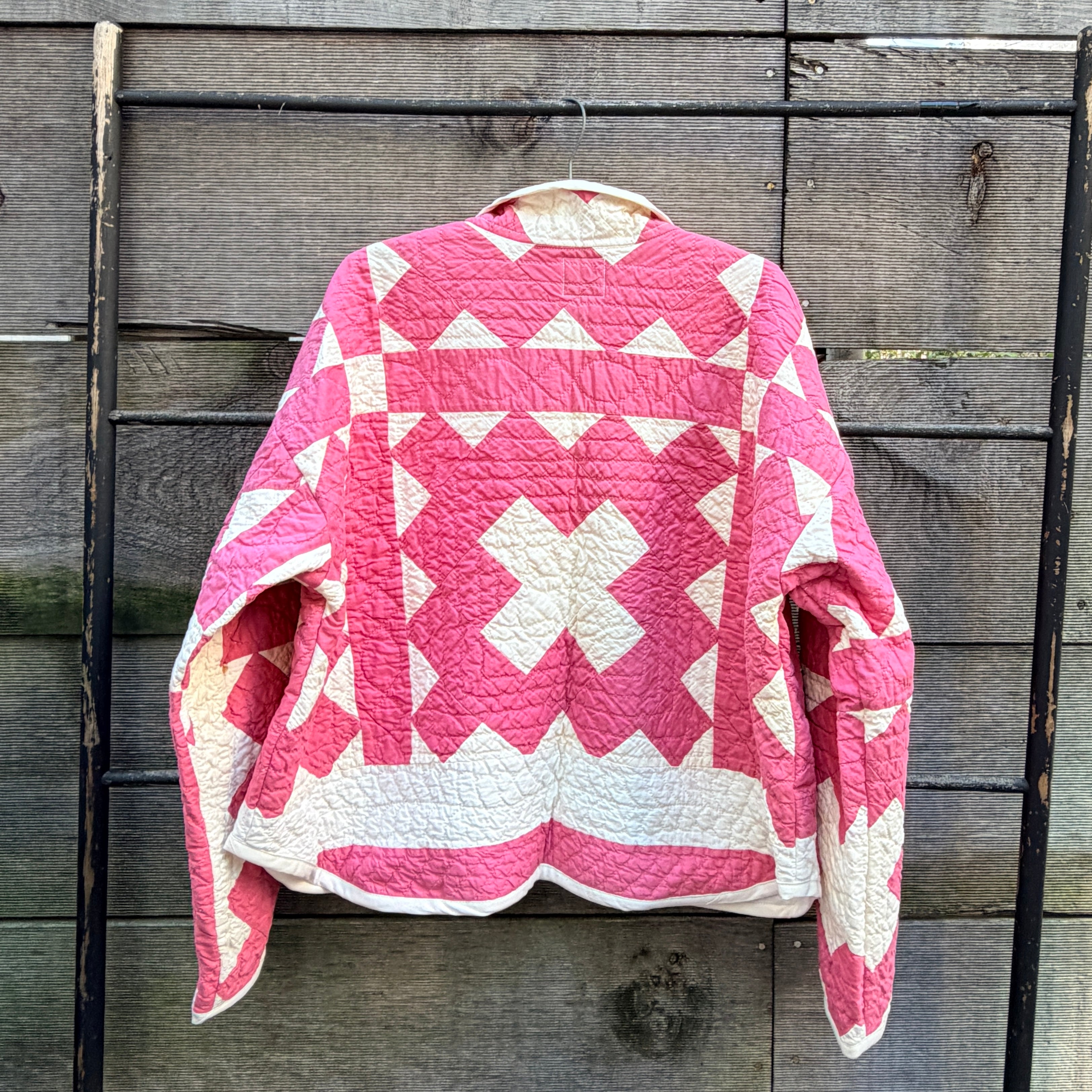 Stadium Jacket (M/L) (Pink Barn Door)