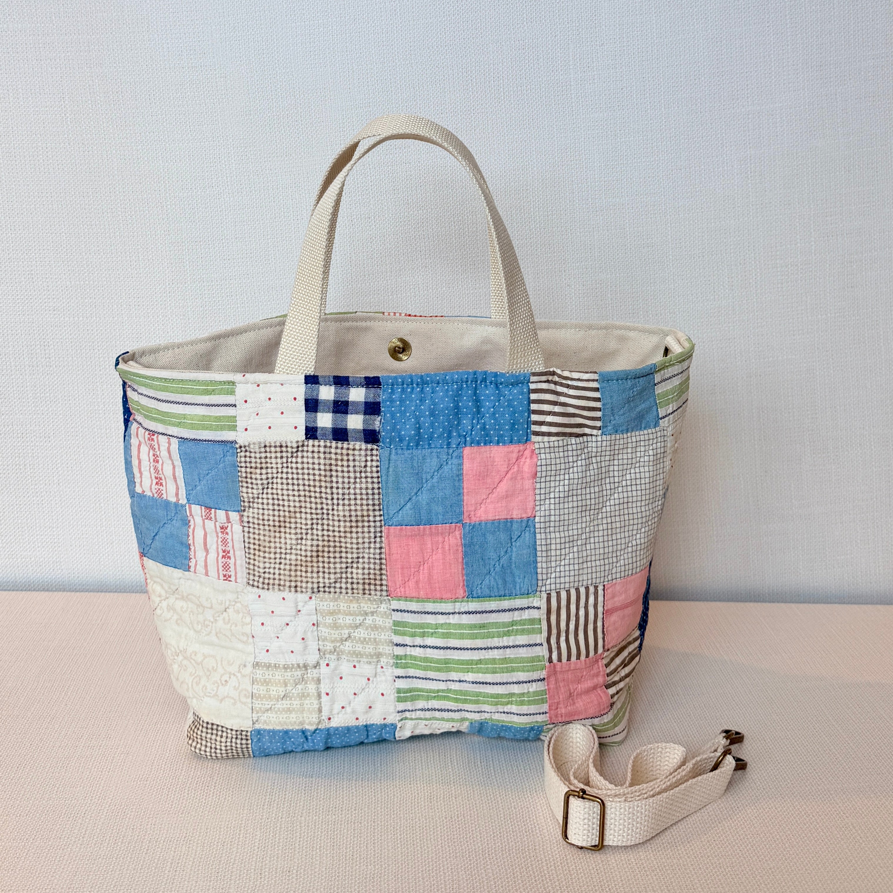 Studio Tote (Chambray 4 Patch)