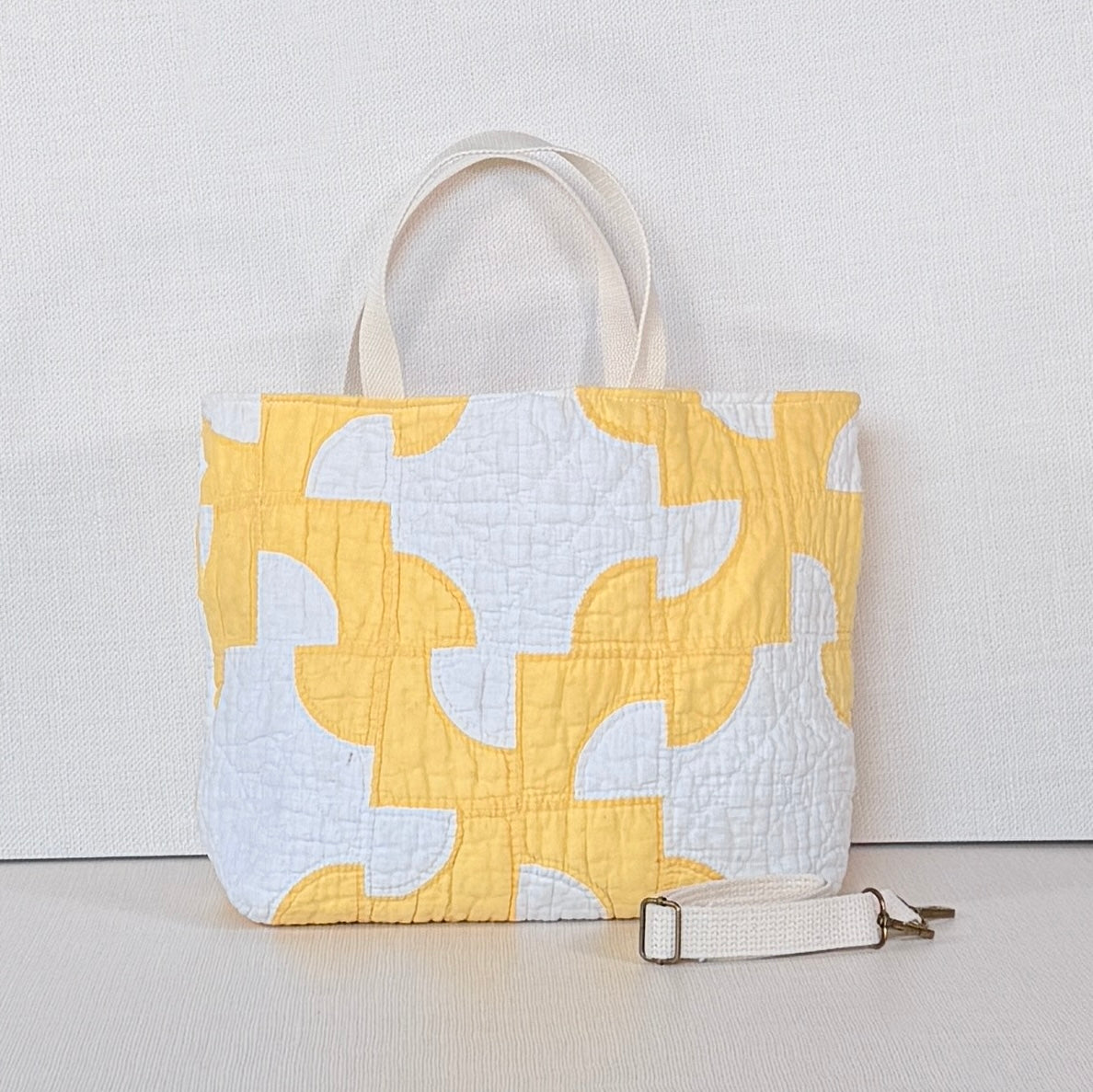 Studio Tote (Yellow Drunkard's Path)