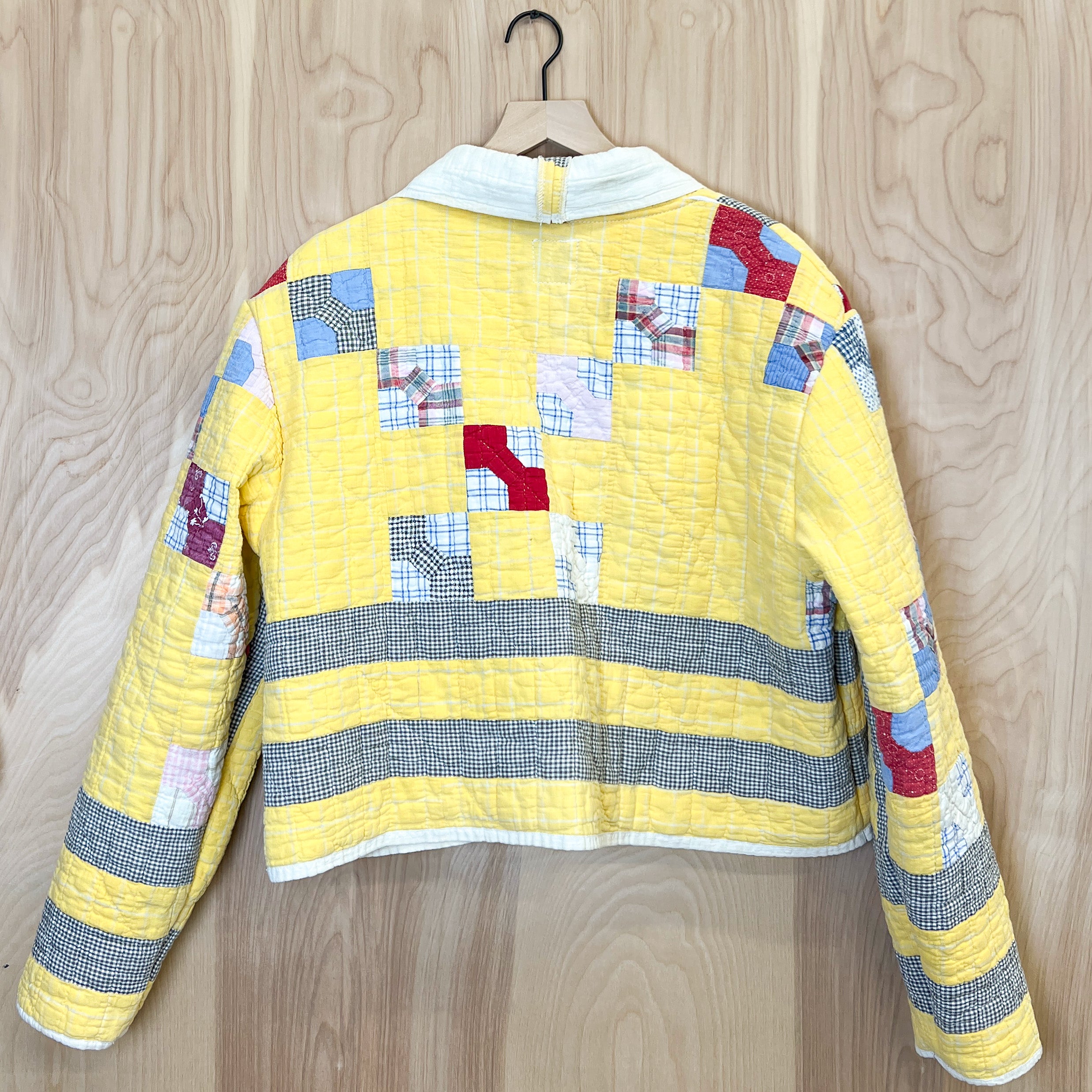 Spring Quilt Jacket (Yellow Bowtie)