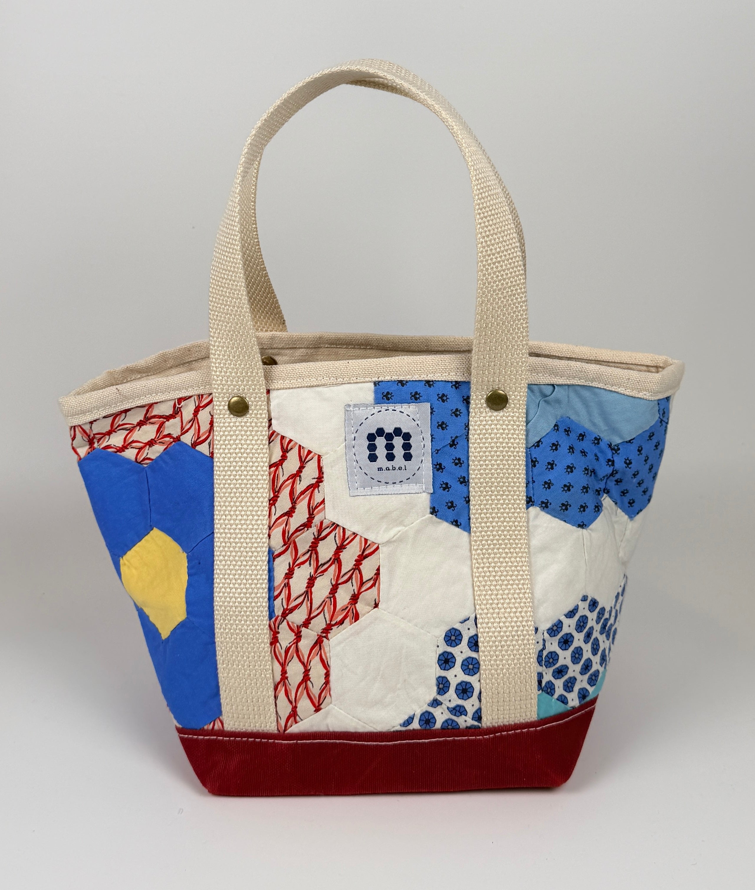 Waxed Canvas Tote Small (Chili Red #10)