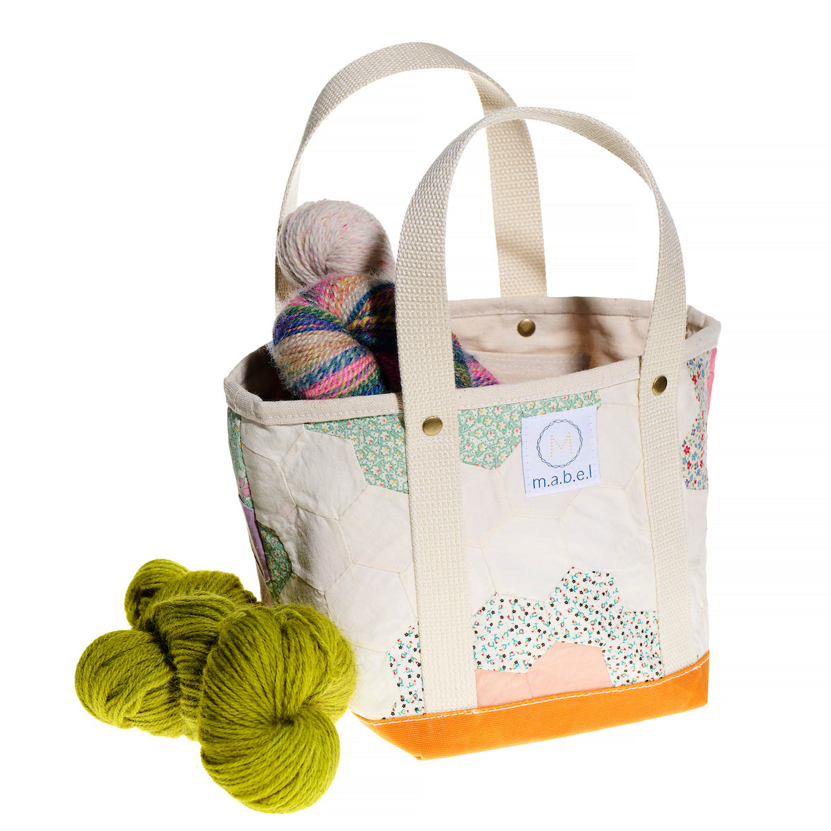 Waxed Canvas Tote Small (Orange #2)