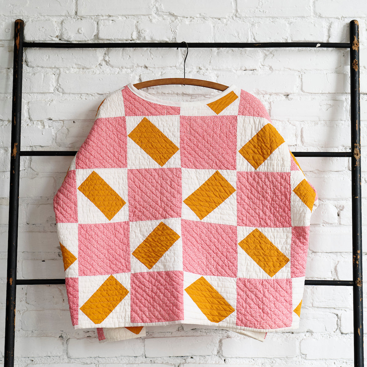 Cheddar & Pink Quilt Coat