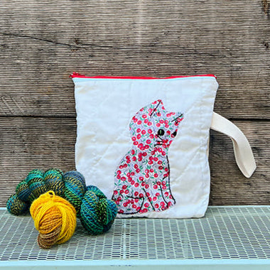 Kitten Wristlet (Red Berries)