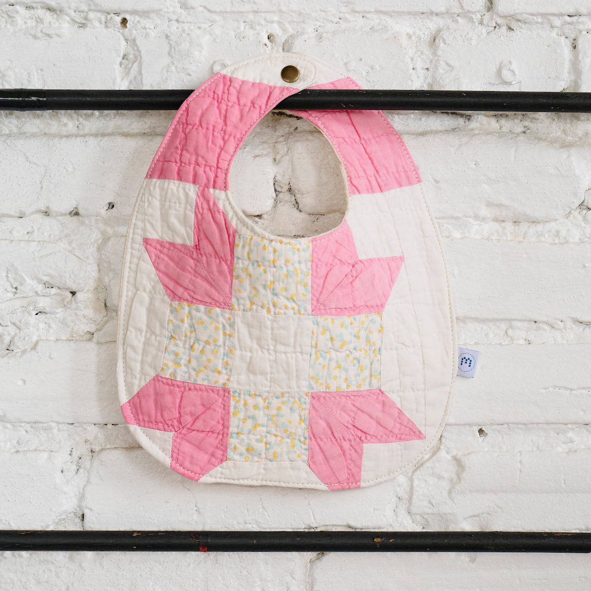 Baby Bib (Pink 9 Patch Var)