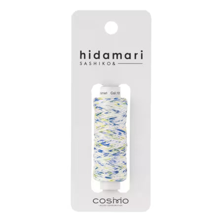 Cosmo Hidamari Sashiko Thread - Blue Yellow