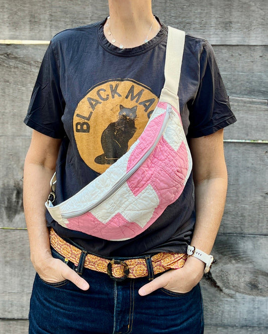 Sling Bag (Pink Drunkard's Path)