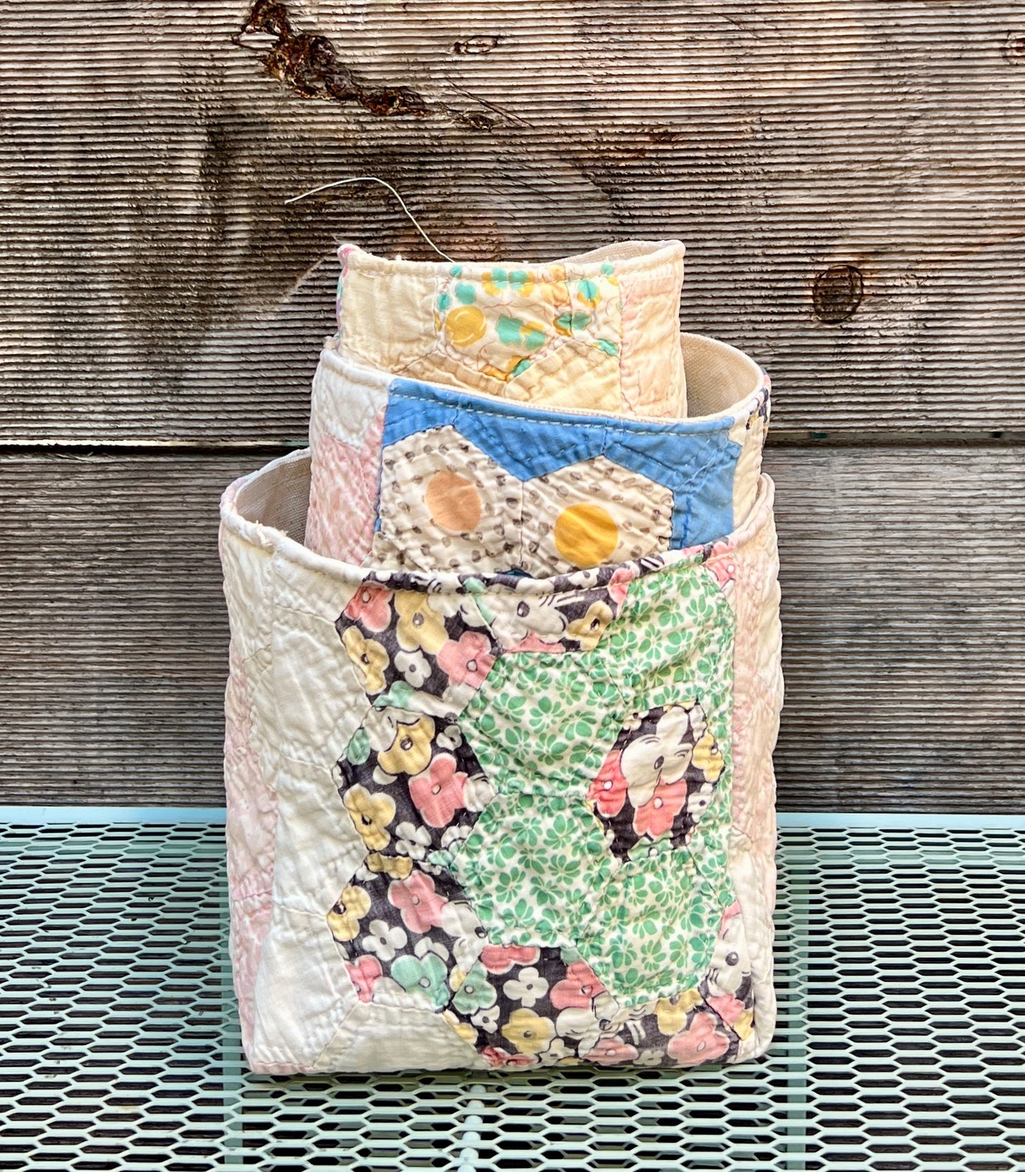 Nesting Bins (Light Pink Grandma's Flower Garden)