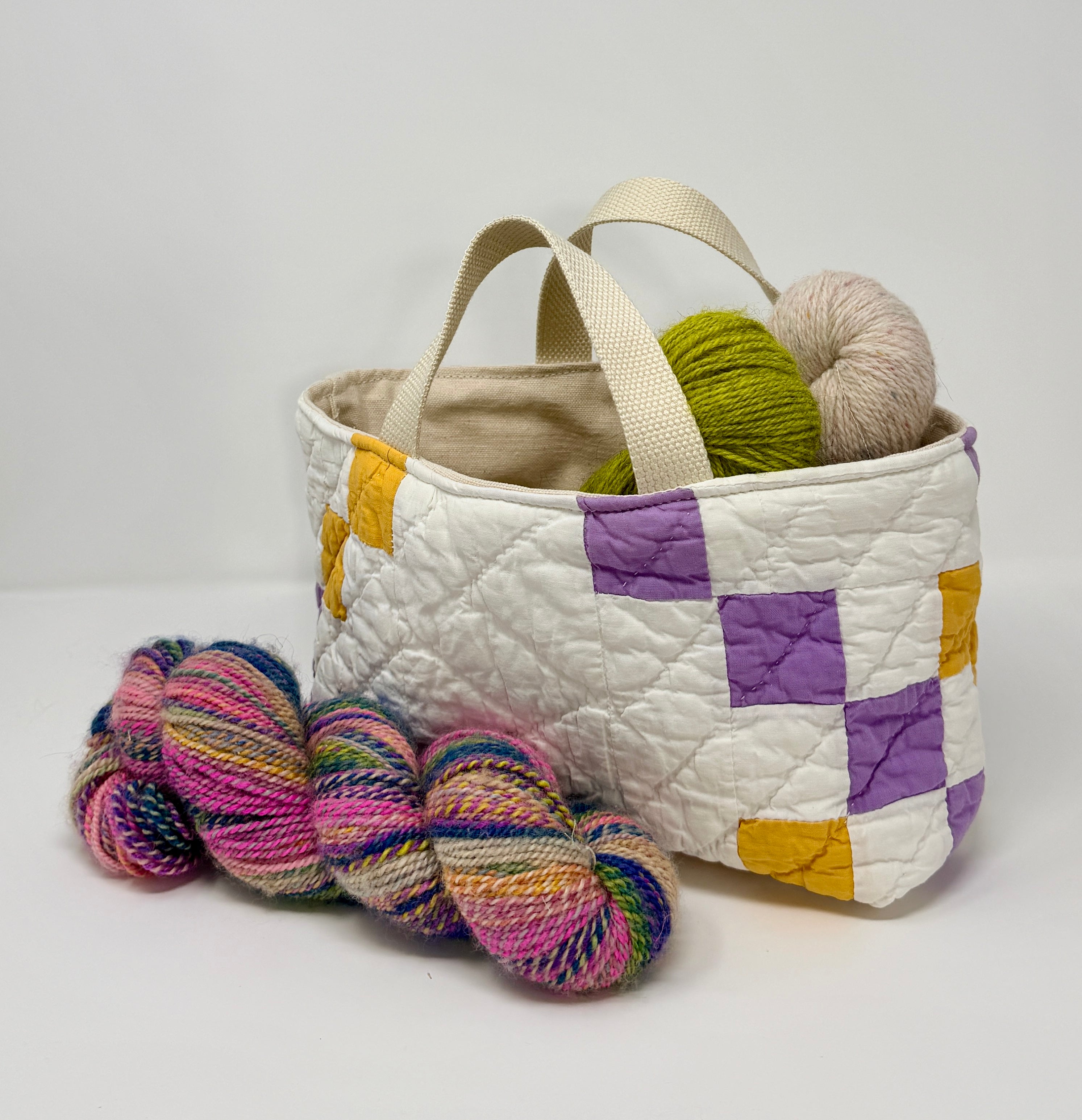 Maker Caddy Medium (Purple & Gold Irish Chain)