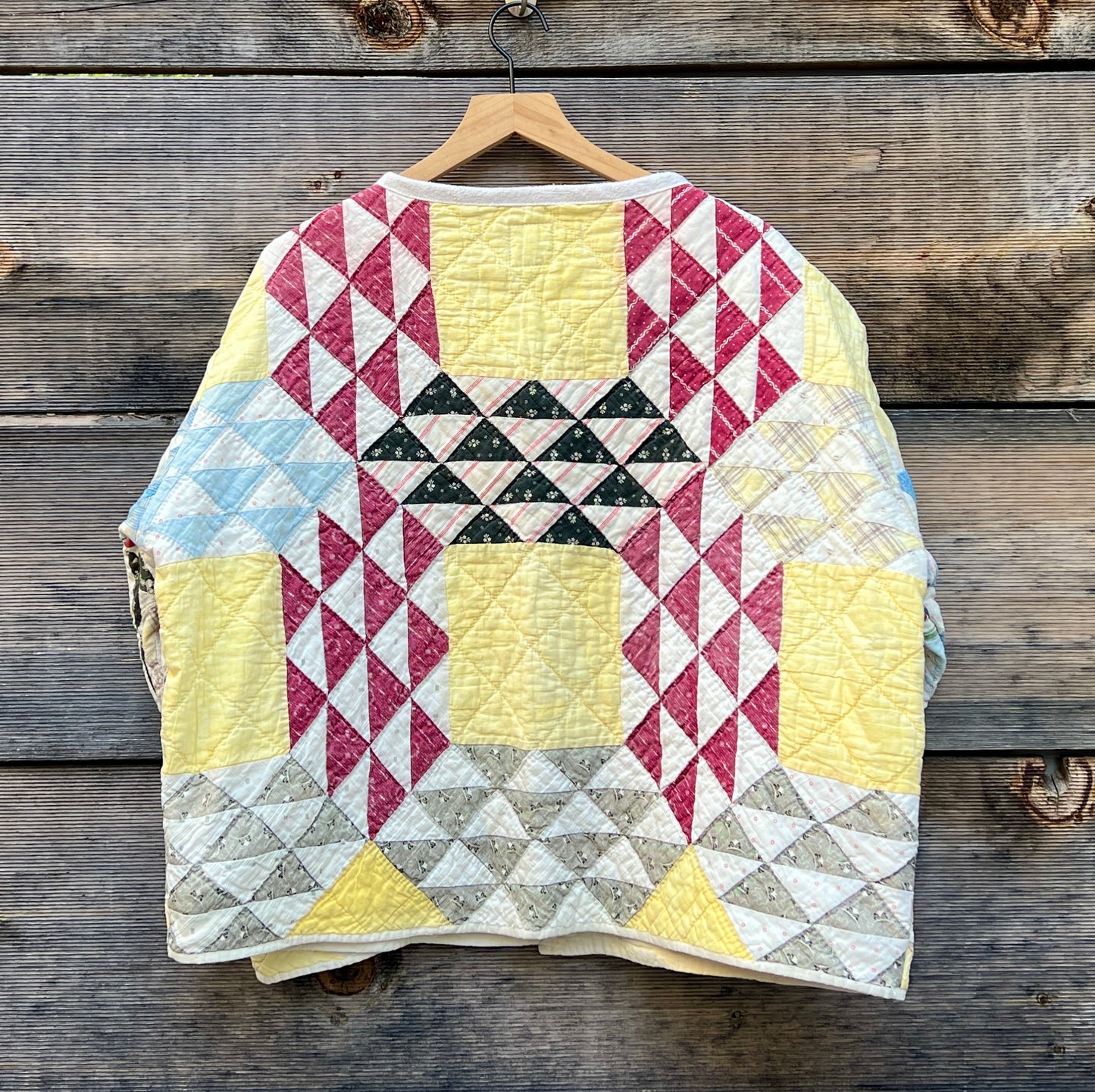 Quilt Coat  (Yellow Ocean Wave)